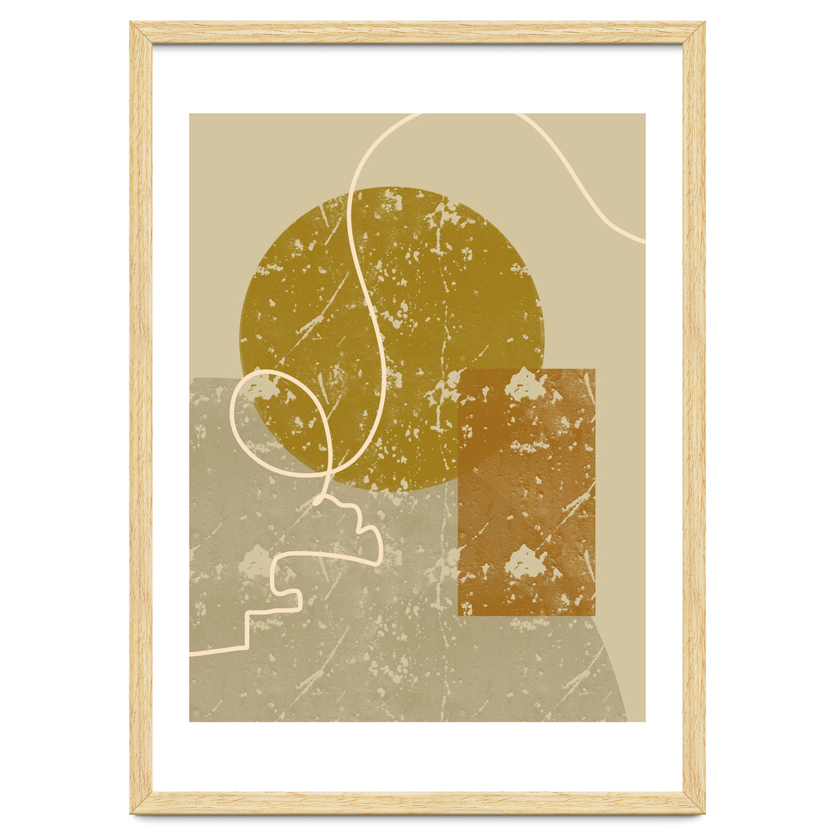 Geometric Composition with an Organic Touch