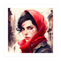 Modern Little Red Riding Hood (Print Only)