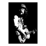 Ian Anderson Rock Music Legend in Grayscale (Print Only) thumbnail