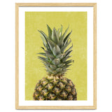 Pineapple Crown, Tropical Summer Fruit Art thumbnail