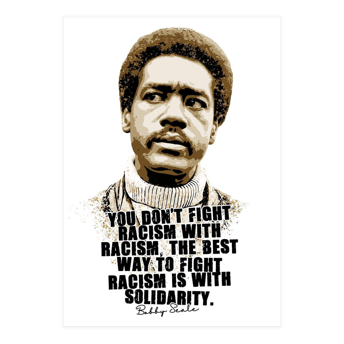 Bunchy Carter American Activist Legend with Quotes (Print Only)