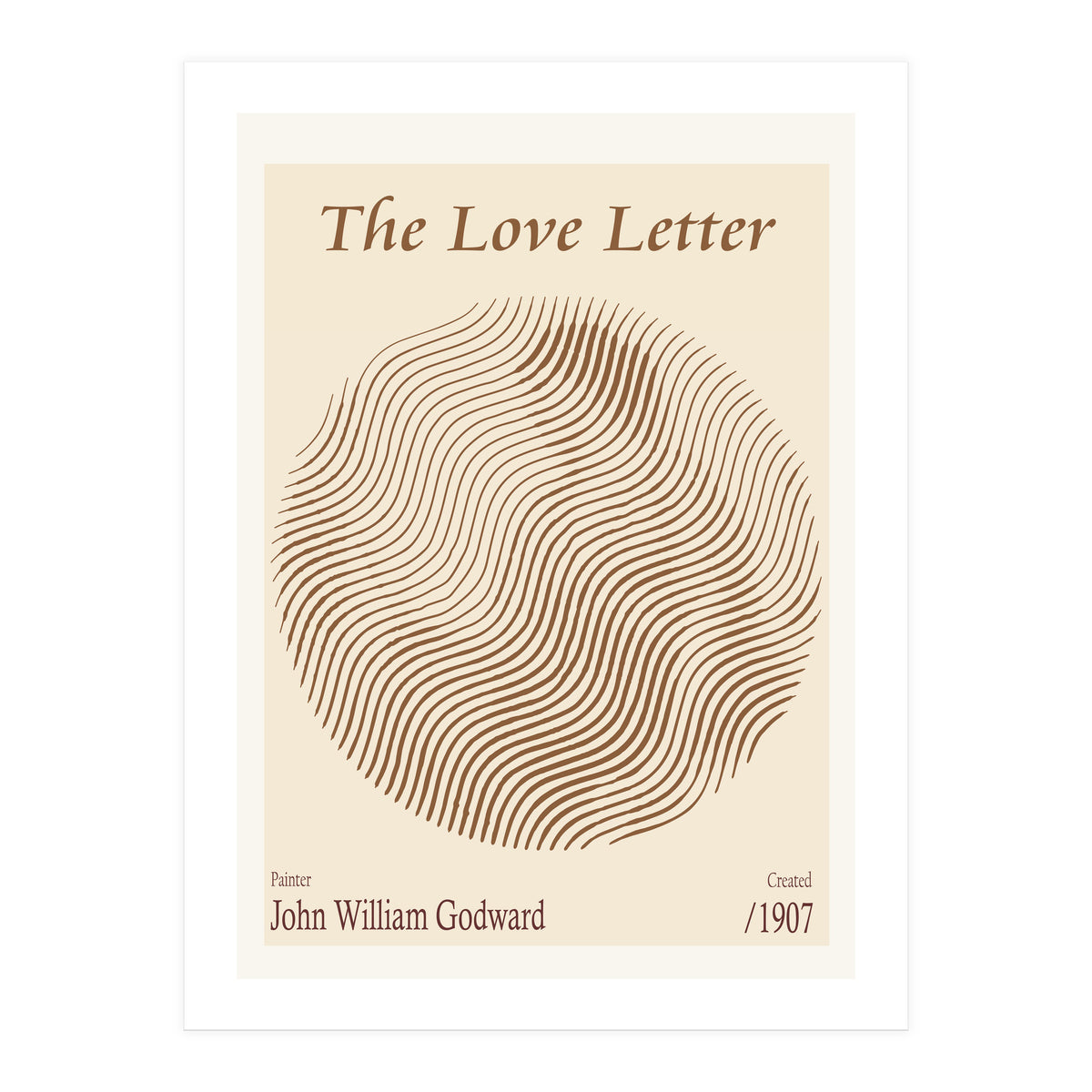 The Love Letter – John William Godward (1907) (Print Only)