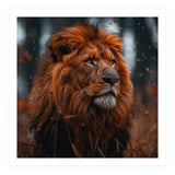 Majestic Lion King Of The Jungle Close Up Portrait (Print Only) thumbnail