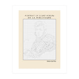 Portrait of Count Honoré de La Riboisière – Antoine-Jean Gros (ascii art)  (Print Only) thumbnail