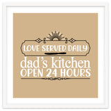 Love Served Daily Dad's Kitchen Open 24 Hours thumbnail