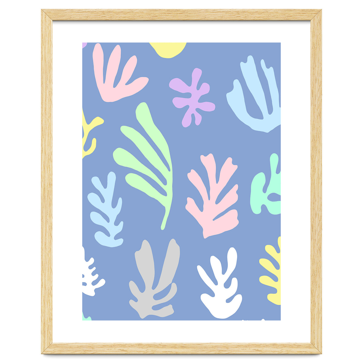 Matisse Colorful Leaves Blue
