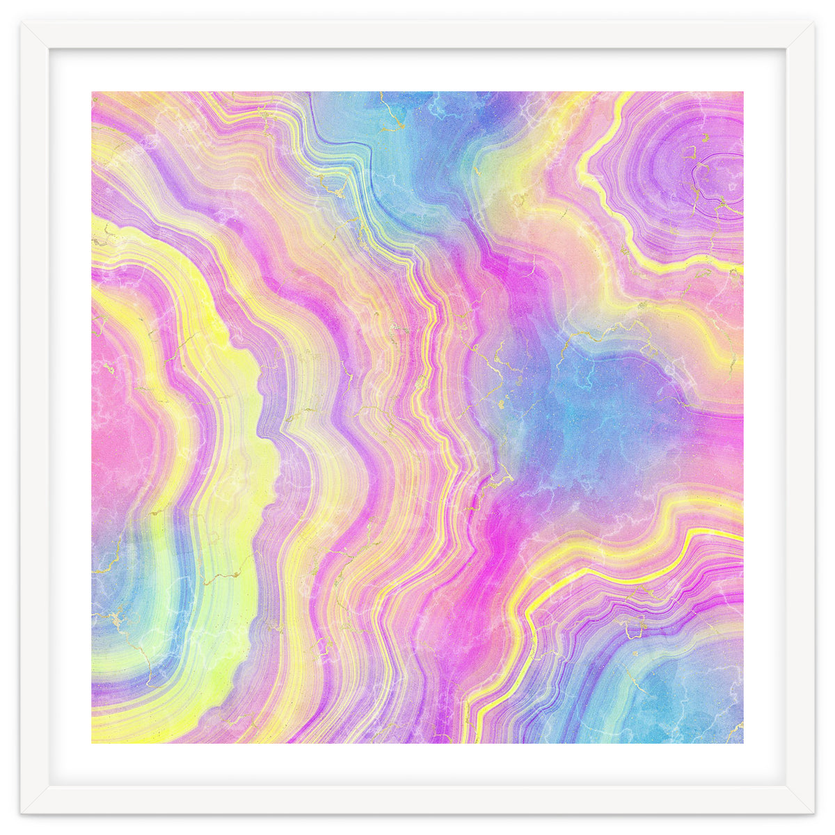 Neon Agate Texture 08