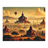 Vintage Bagan Poster, Myanmar (Print Only) thumbnail