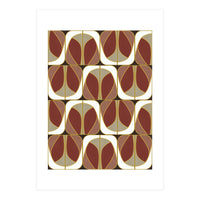 Umber Deco Mixed Tiles (Print Only)