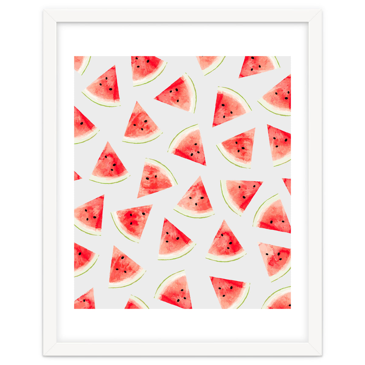 Watercolor Watermelon Pattern