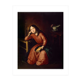 Child Madonna Asleep. La Virgen niña dormida. 1664. Jerez de la Frontera collegiate church. (Print Only) thumbnail