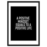 A positive mindset equals to a positive life thumbnail