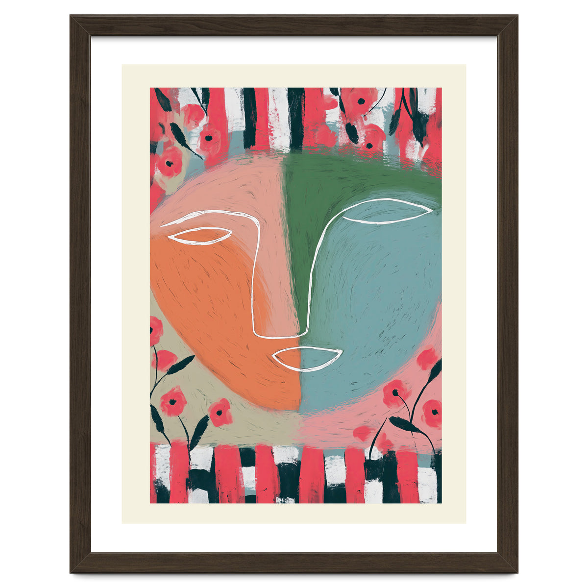 Dreams In Coral And Sage