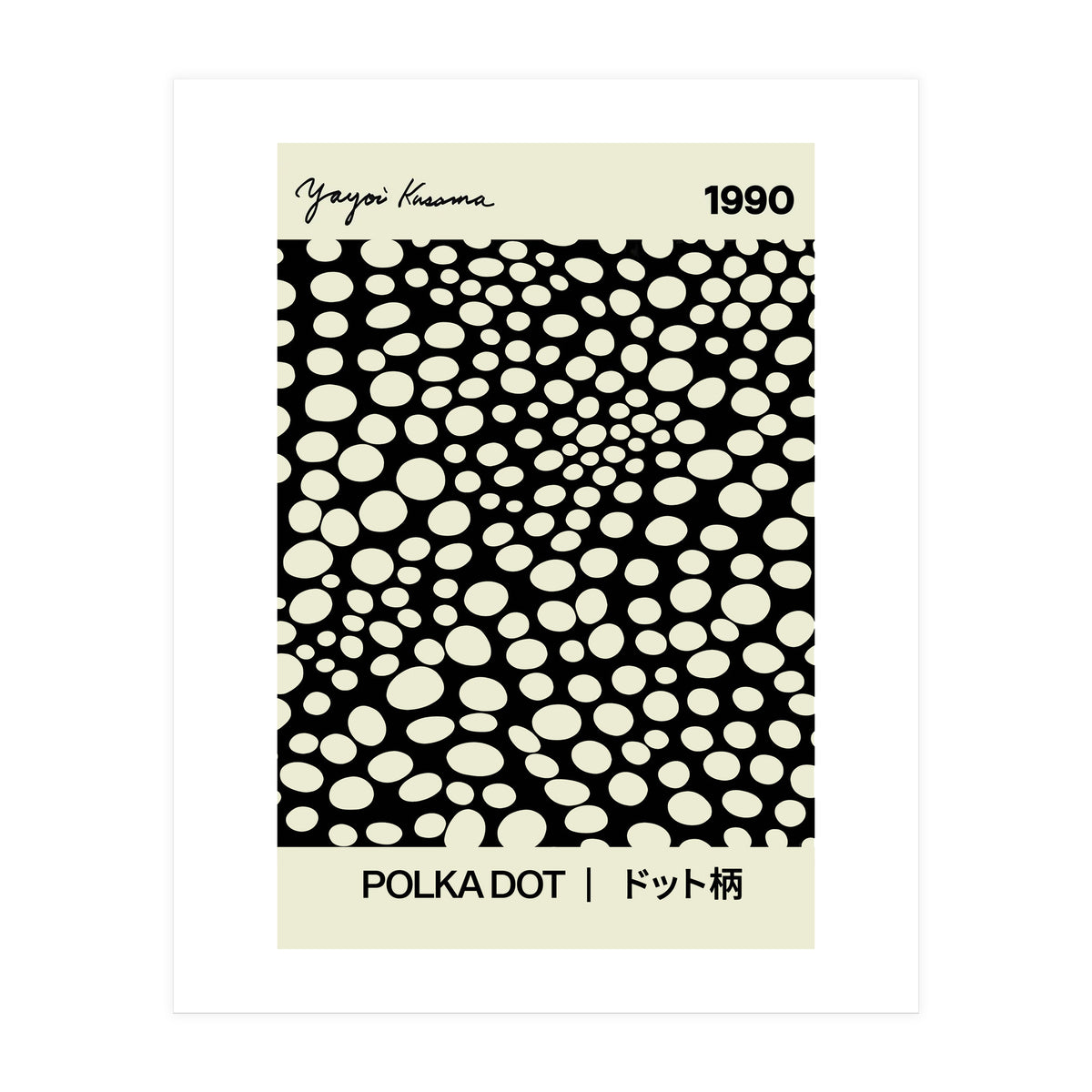 Polka  Dot Yayoi Kusama (Print Only)
