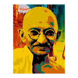 Mahatma Gandhi Colorful Abstract Art (Print Only) thumbnail
