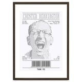 Receipt Art Chester Bennington thumbnail