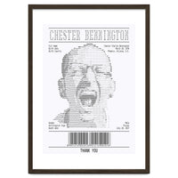 Receipt Art Chester Bennington