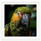 Close Up Of A Colorful Macaw Parrot Face thumbnail