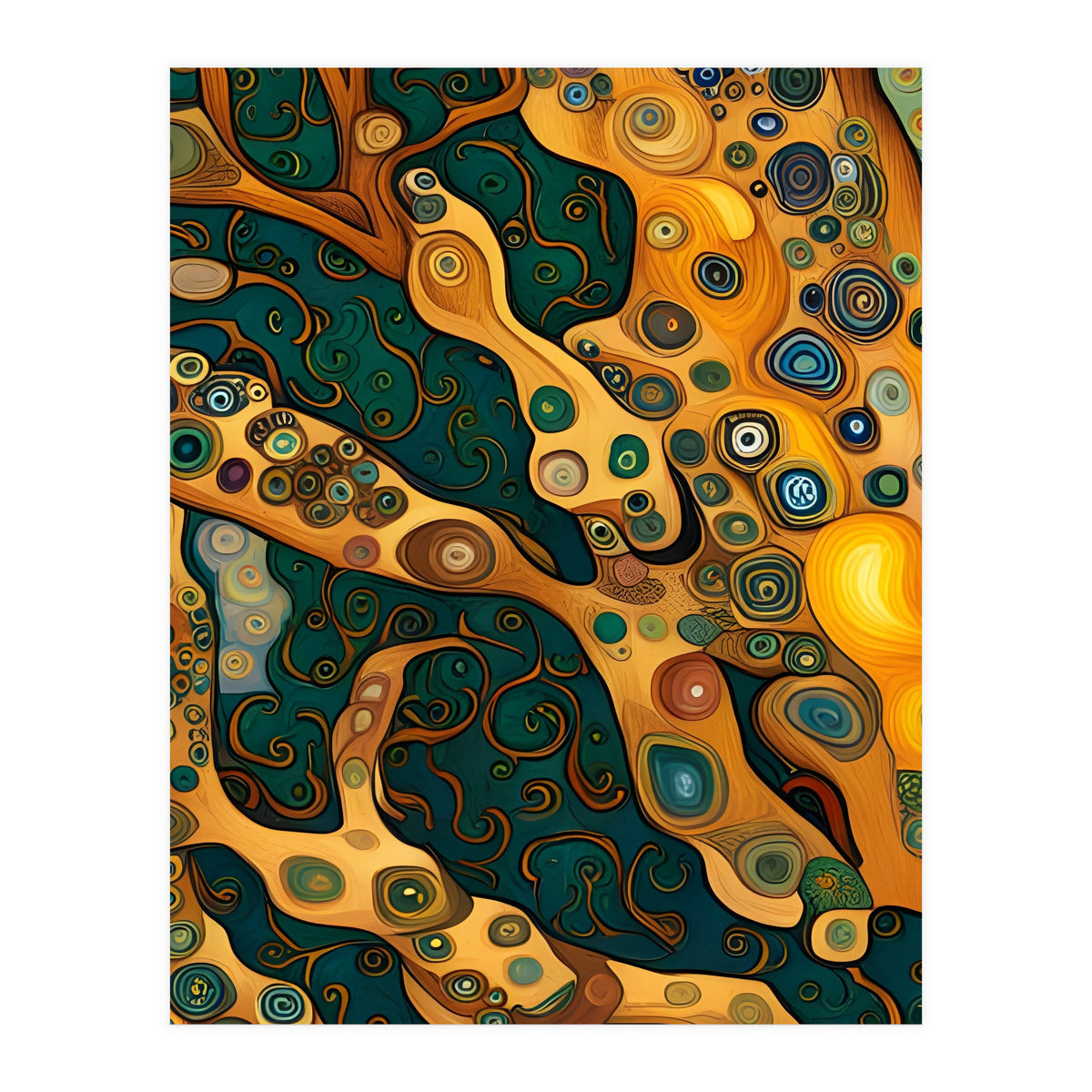 Artificial Masterworks - Klimt van Gogh (Print Only)