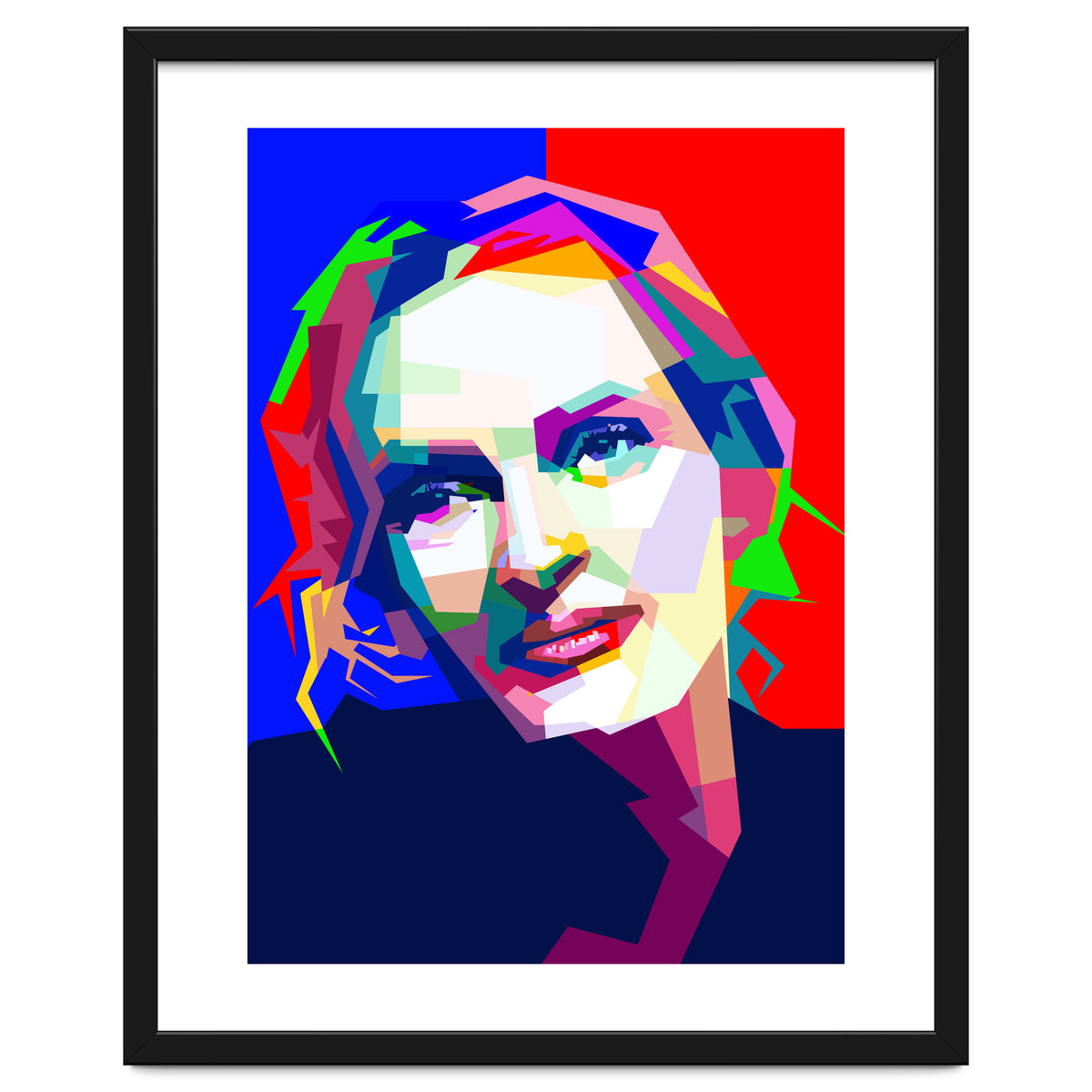 Uma Thurman Kill Bill Pop Art WPAP