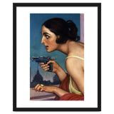 THE WOMAN OF THE GUN 1925-POSTER FOR THE SPANISH UNION OF EXPLOSIVES. thumbnail