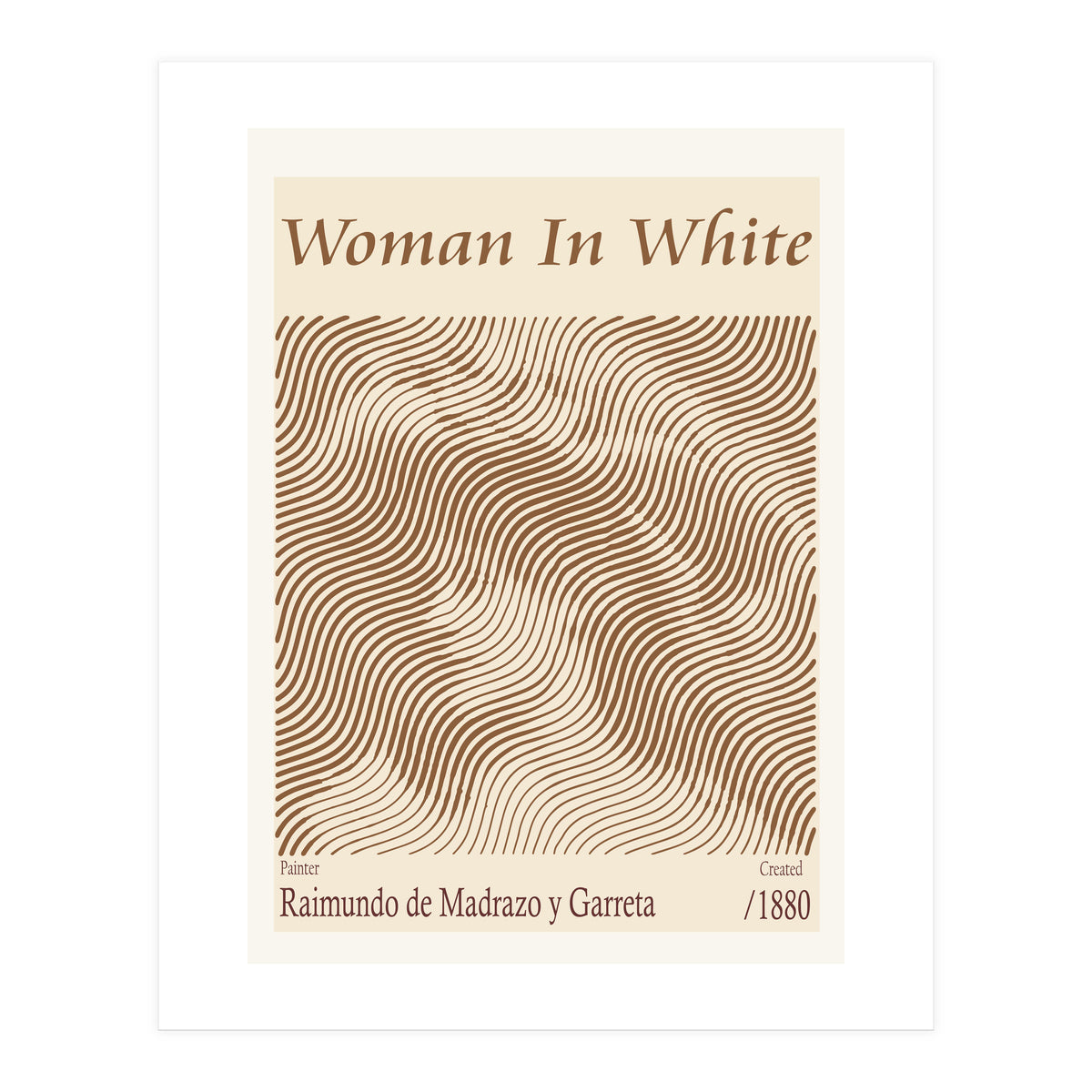 Woman In White – Raimundo De Madrazo Y Garreta (1880) (Print Only)