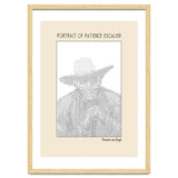 Portrait Of Patience Escalier Vincent Van Gogh Ascii Art thumbnail
