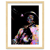 John Lee Hooker American Blues Guitarist Colorful Art thumbnail