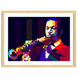 John Coltrane Jazz Musician Pop Art WPAP thumbnail