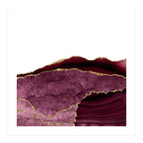 Burgundy & Gold Agate Texture 28 (Print Only) thumbnail