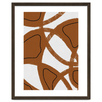 Abstract Brown and Black Lines