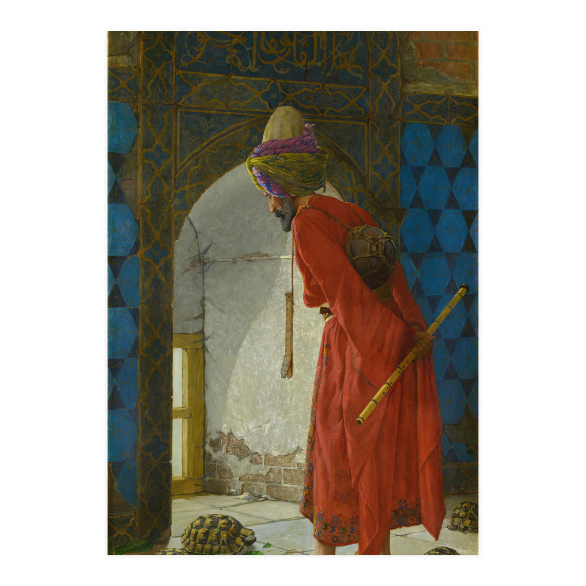 Osman Hamdi Bey – The Tortoise Trainer (1906) | Iconic Orientalist Art (Print Only)