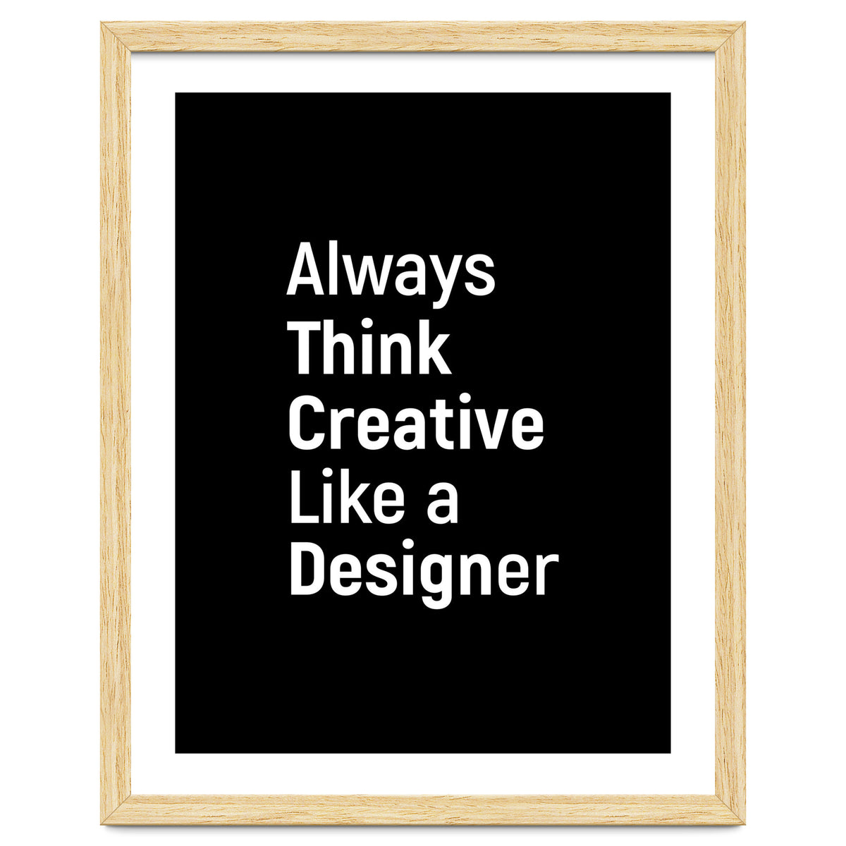 Always Think Creative Like A Designer
