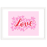Love hearts - pink and red thumbnail