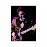BB King. King Blues Guitarist. Blues Musician Legend Colorful (Print Only) thumbnail
