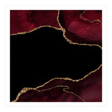 Burgundy & Gold Agate Texture 04  (Print Only) thumbnail