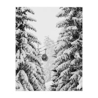 Ski gondola | Black and White | Austria (Print Only)