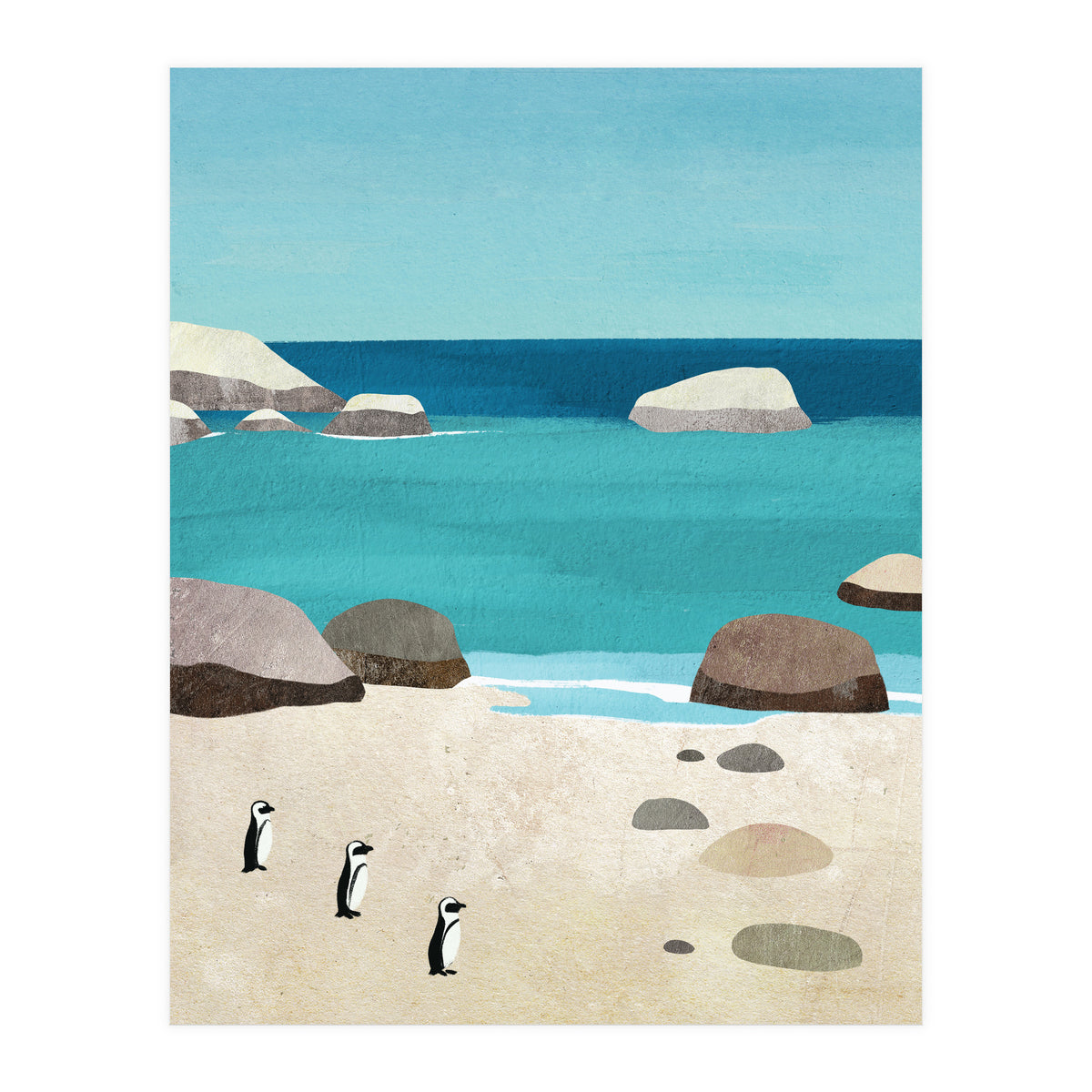 Penguins, Boulders Beach  (Print Only)