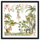Watercolor Wild Animals Jungle thumbnail