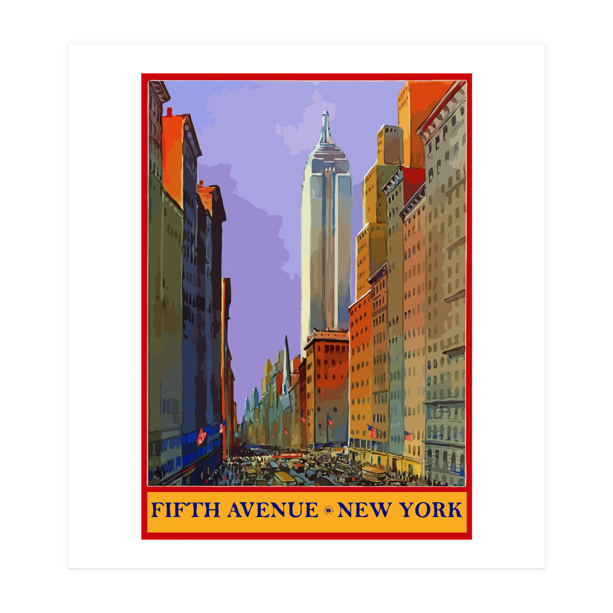 Fifth Avenye, New York (Print Only)