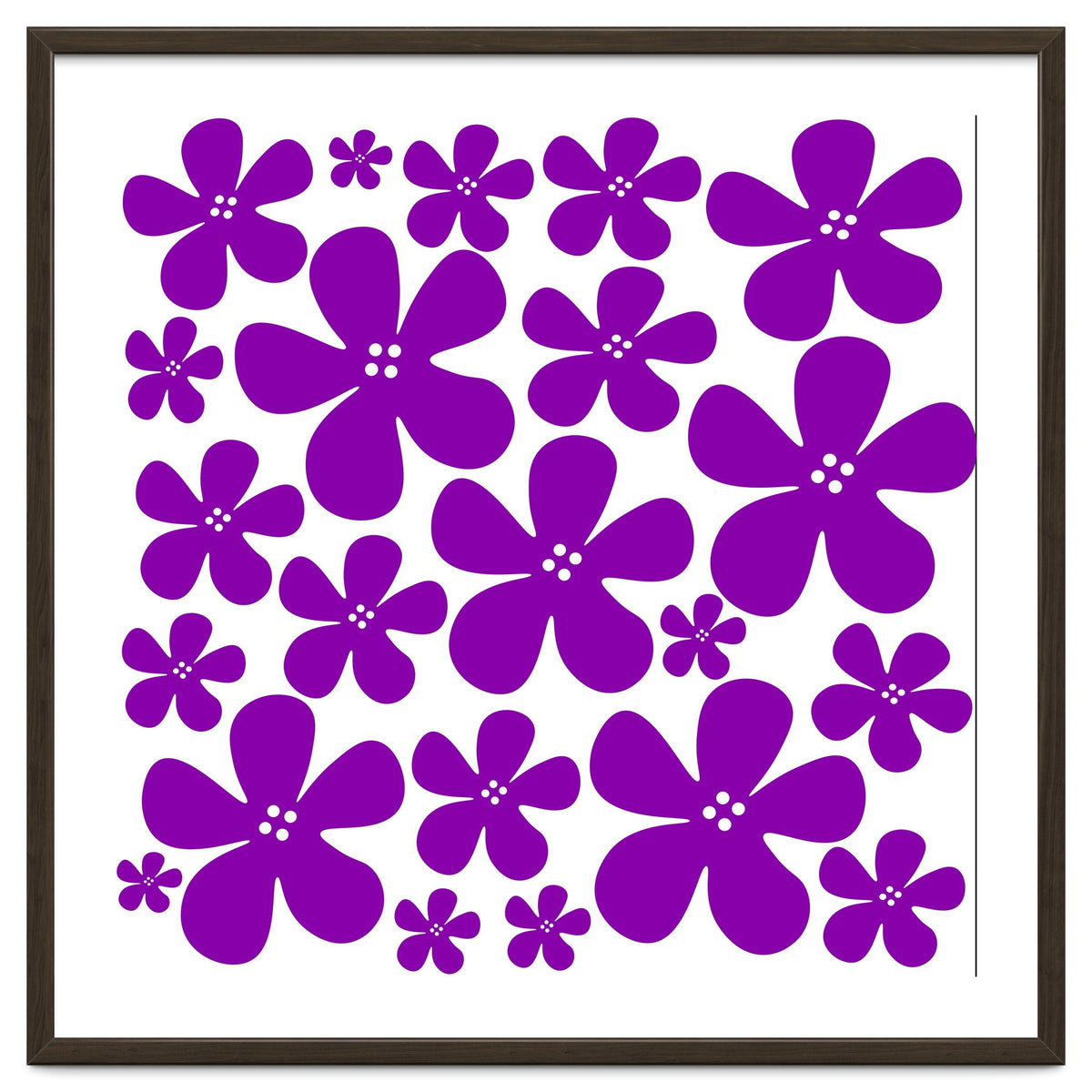Purple Flowers Pattern