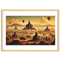 Vintage Bagan Poster, Myanmar