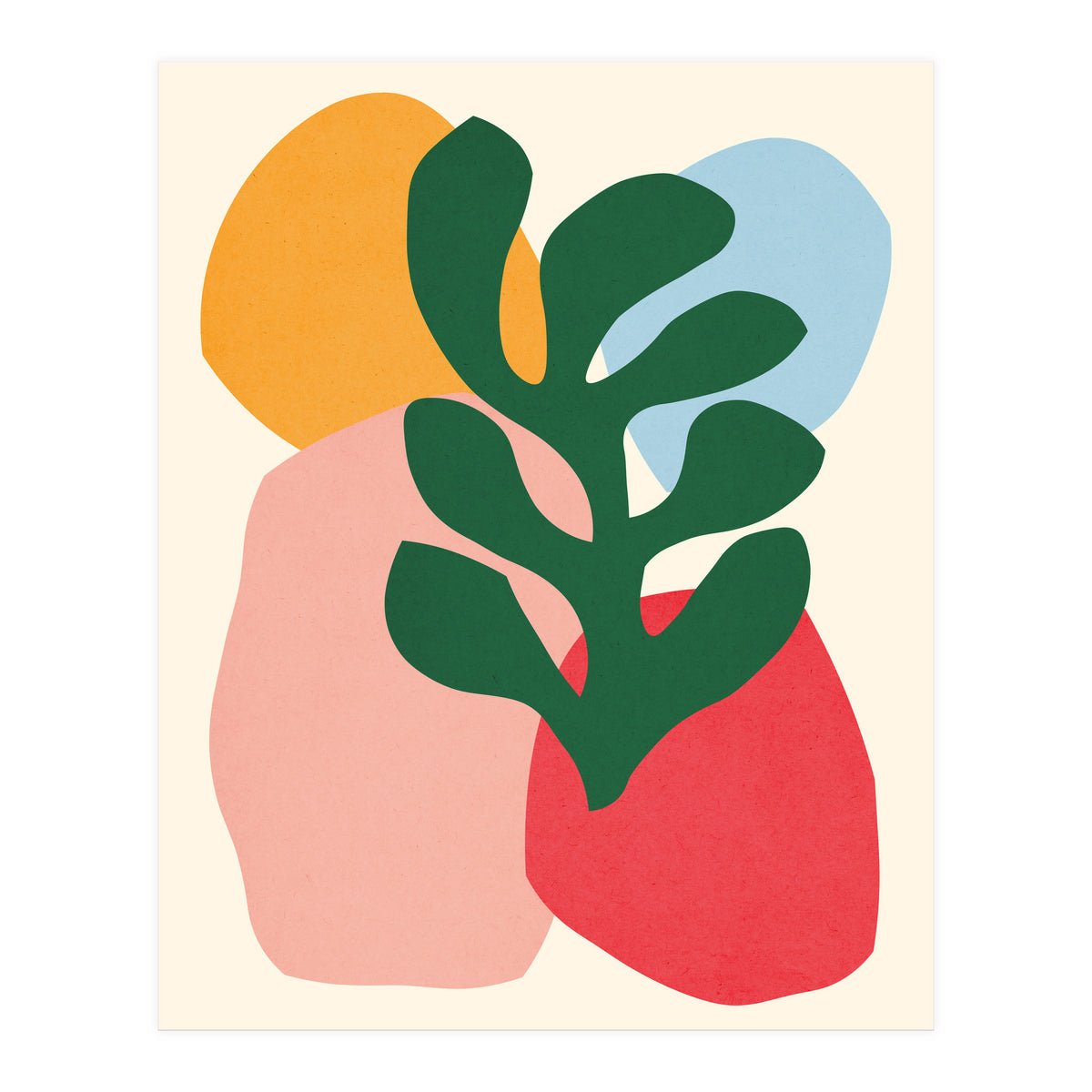 Floral matisse 9 (Print Only)