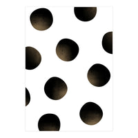 Dusted Black Polka (Print Only)