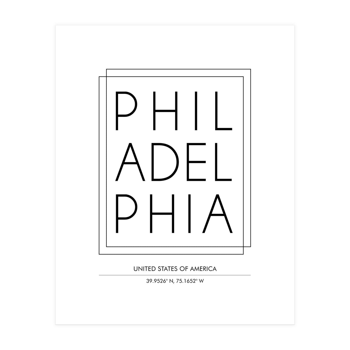 Philadelphia (Print Only)