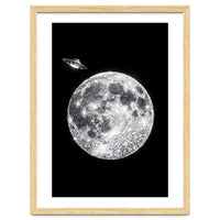 Diamond moon and UFO