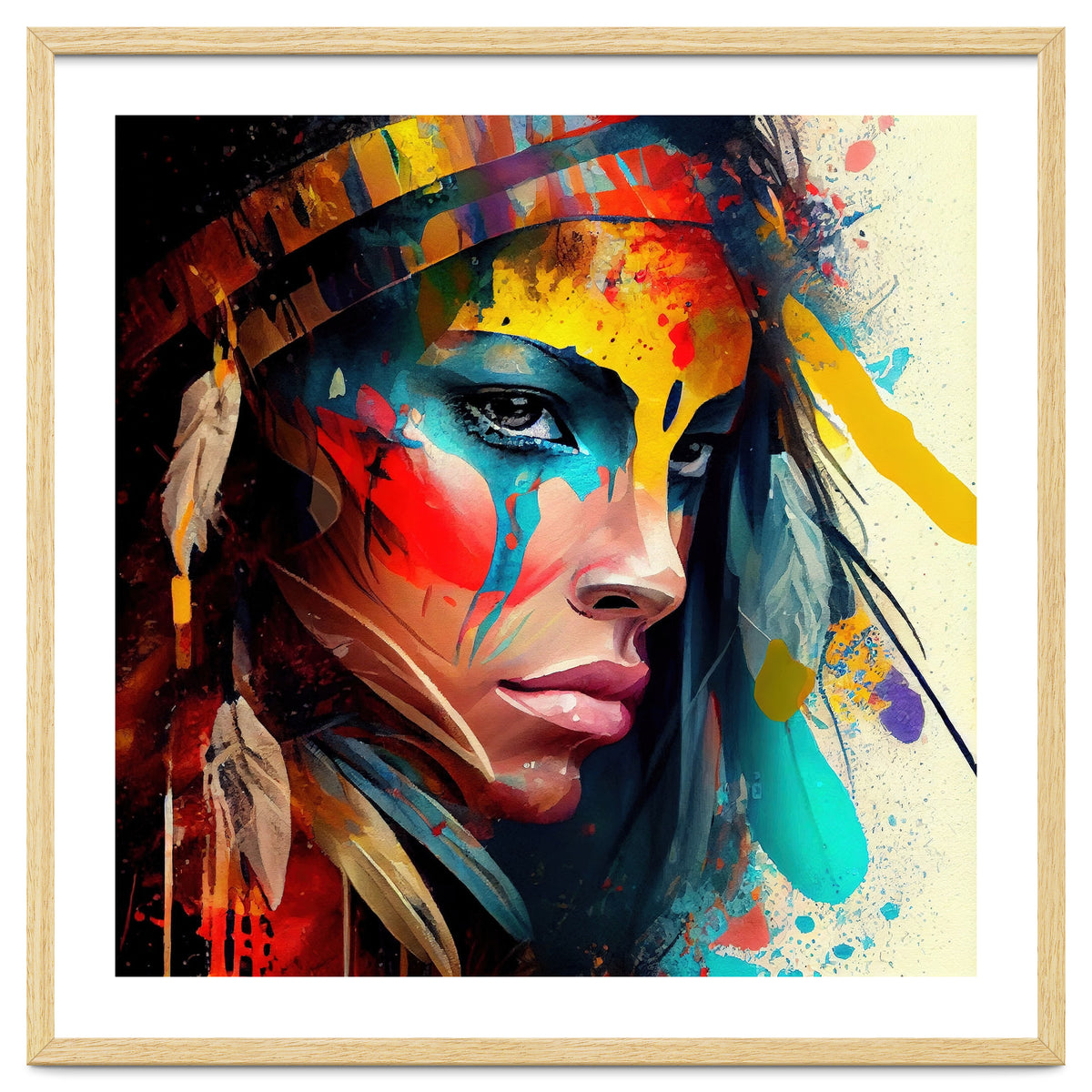 Powerful American Native Woman #5