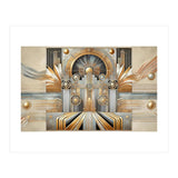 Art Deco Gold Architecture (Print Only) thumbnail