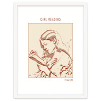 Girl Reading – Franz Eybl