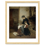The Evening Prayer. Dating: 1857. Measurements: h 46.5 cm × w 38.5 cm; d 6.4 cm. thumbnail